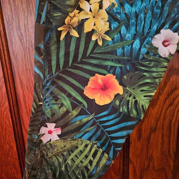 G-STAR RAW ELWOOD X25 MEN'S 5622 TAPERED W30  L34 AMAZONE FLORAL PHARRELL - Picture 6 of 8